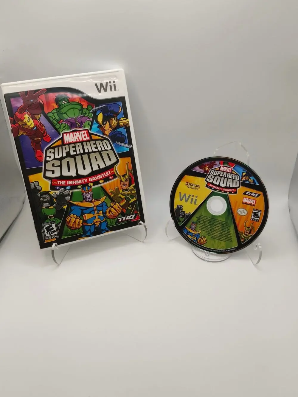 Marvel Super Hero Squad Infinity Gauntlet Wii Case & Disc